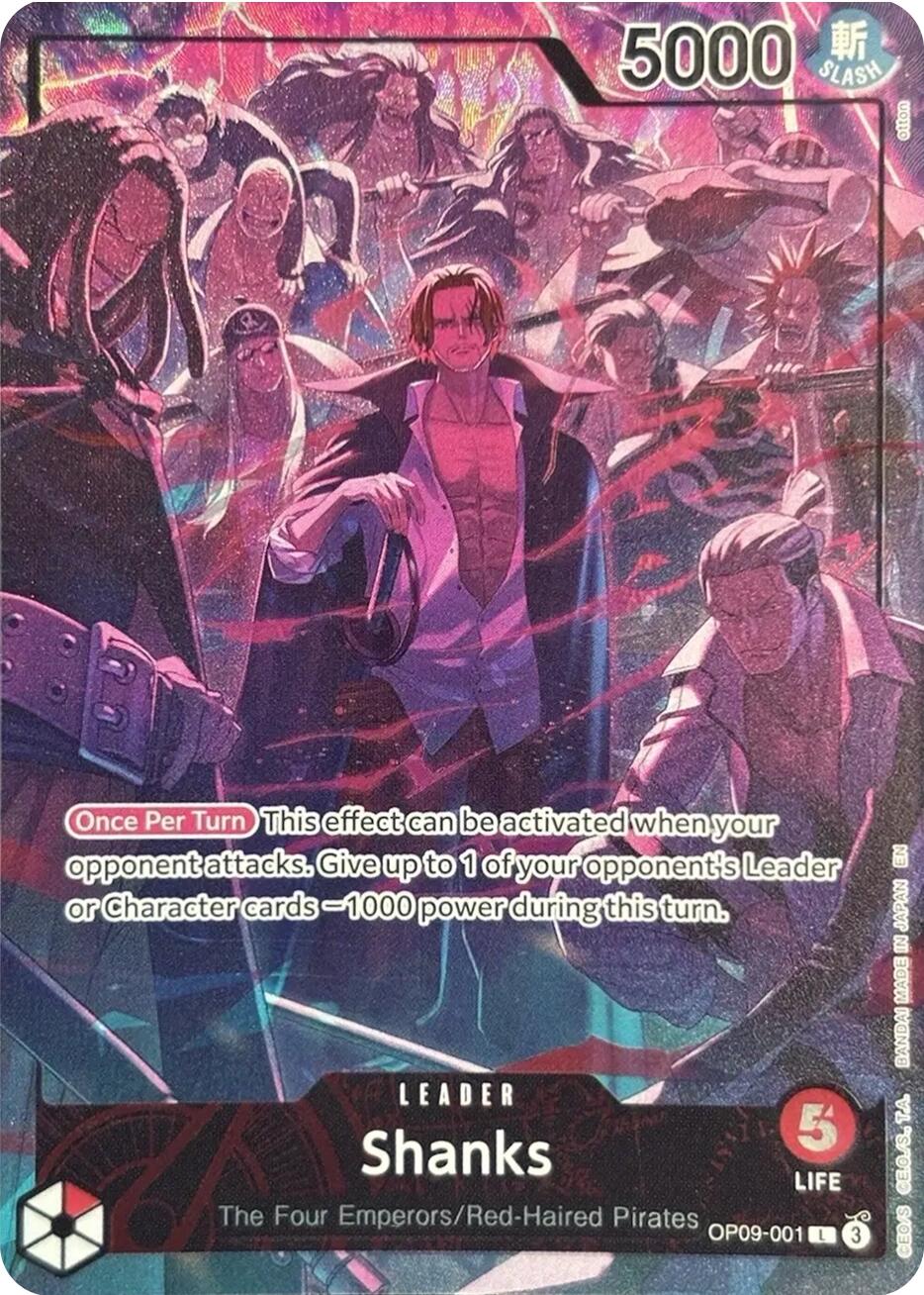 Shanks (English Version 2nd Anniversary Set) [One Piece Promotion Cards] | Cards and Coasters CA