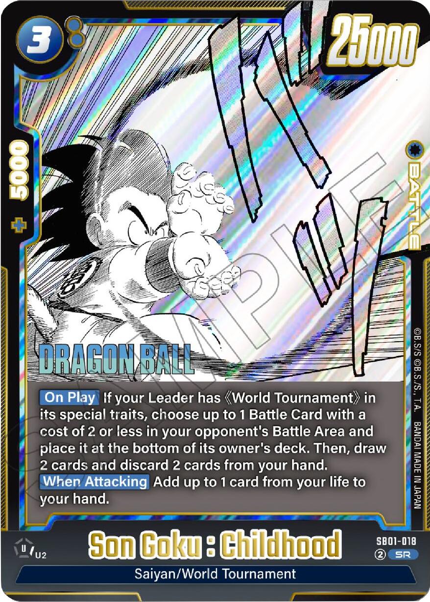 Son Goku : Childhood (SB01-018) [Manga Booster 01] | Cards and Coasters CA