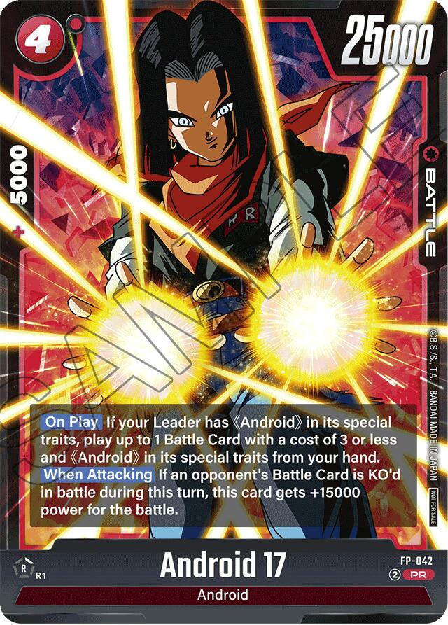 Android 17 (FP-042) [Fusion World Promotion Cards] | Cards and Coasters CA