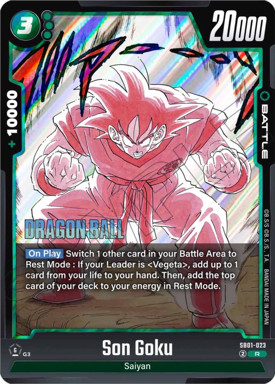 Son Goku [Manga Booster 01] | Cards and Coasters CA