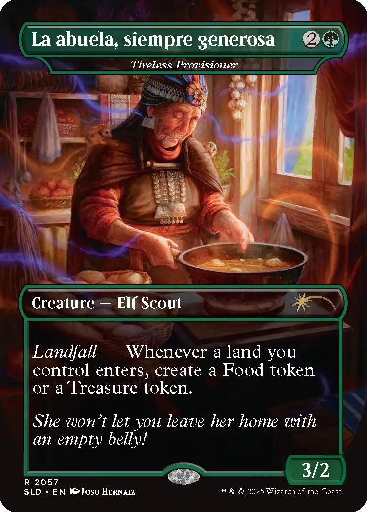 La abuela, siempre generosa - Tireless Provisioner [Secret Lair Drop Series] | Cards and Coasters CA