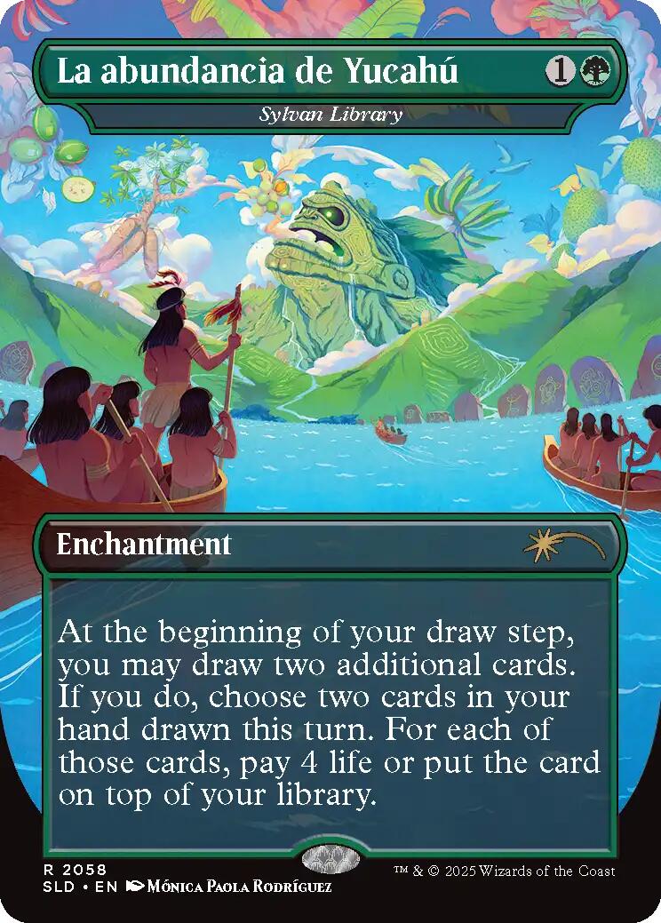 La abundancia de Yucahu - Sylvan Library [Secret Lair Drop Series] | Cards and Coasters CA