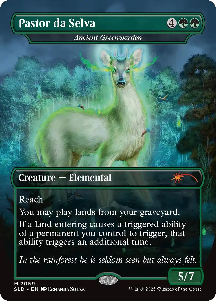 Pastor da Selva - Ancient Greenwarden [Secret Lair Drop Series] | Cards and Coasters CA