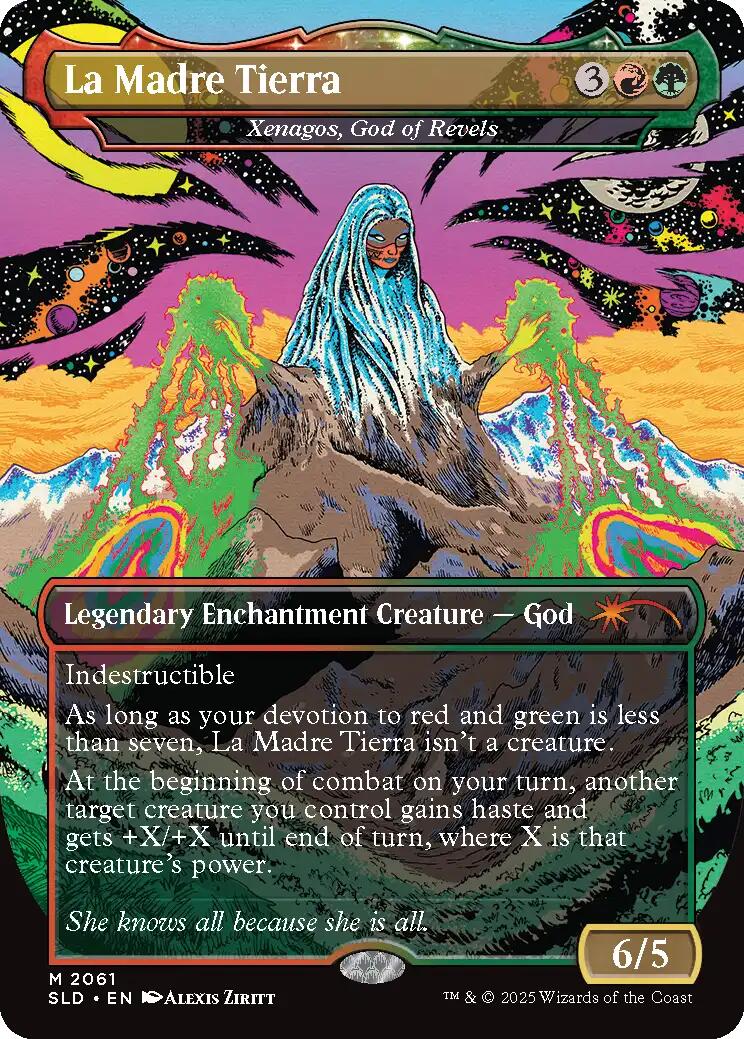 La Madre Tierra - Xenagos, God of Revels [Secret Lair Drop Series] | Cards and Coasters CA