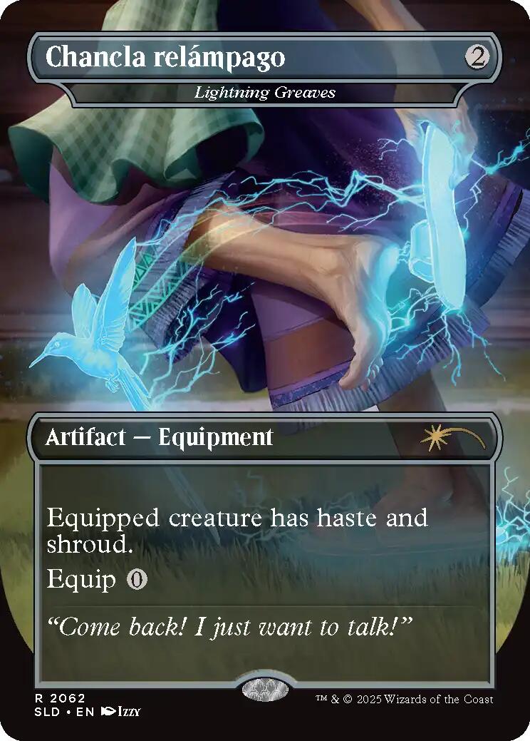 Chancla relampago - Lightning Greaves [Secret Lair Drop Series] | Cards and Coasters CA
