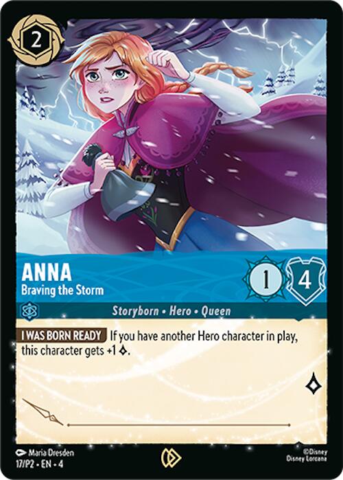 Anna - Braving the Storm (17/P2) [Promo Cards] | Cards and Coasters CA