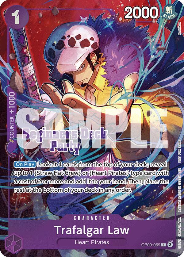Trafalgar Law (ST-23 - ST-28 Beginners Deck Party) [Winner] [One Piece Promotion Cards] | Cards and Coasters CA