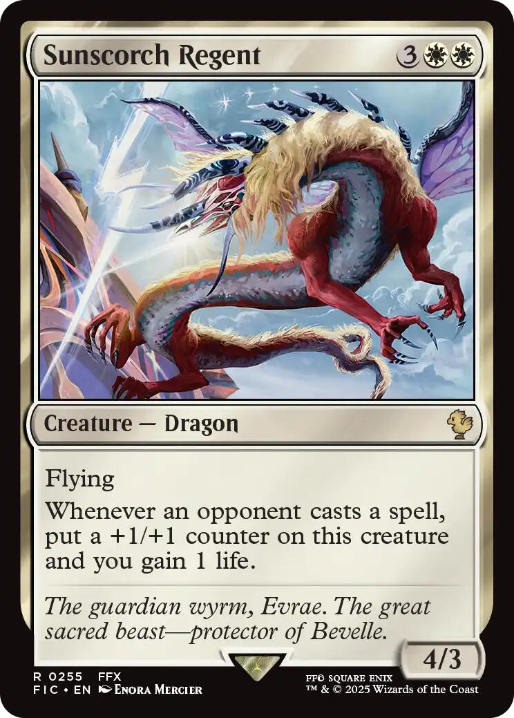 Sunscorch Regent (Surge Foil) [FINAL FANTASY Commander] | Cards and Coasters CA