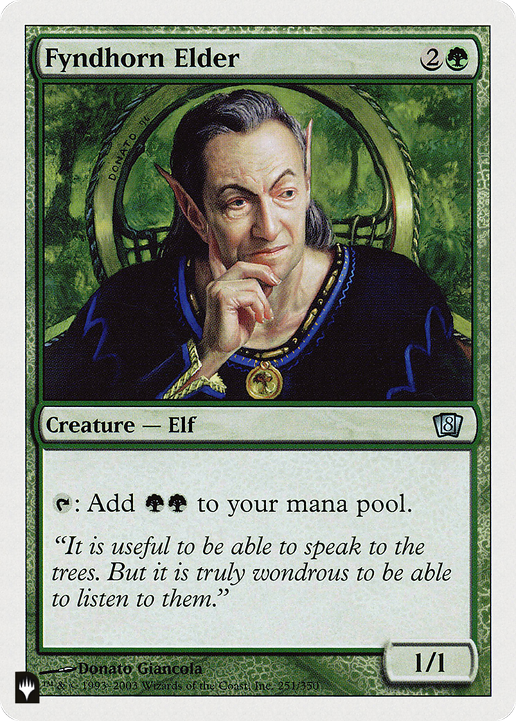 Fyndhorn Elder [The List Reprints] | Cards and Coasters CA