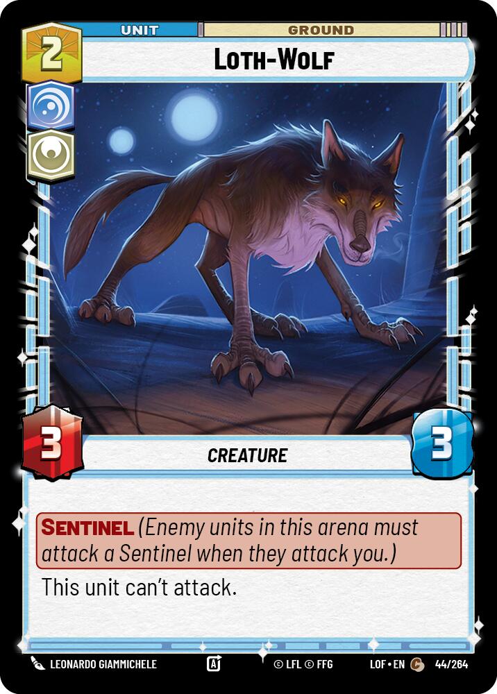 Loth-Wolf (44/264) (44/264) [Legends of the Force] | Cards and Coasters CA
