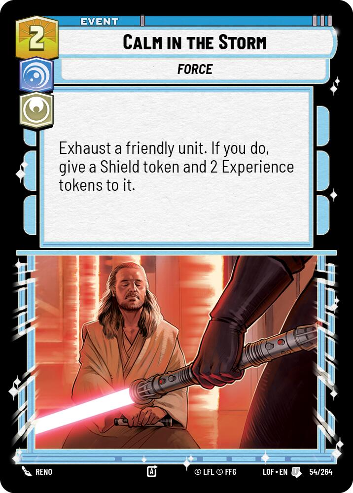 Calm in the Storm (54/264) (54/264) [Legends of the Force] | Cards and Coasters CA