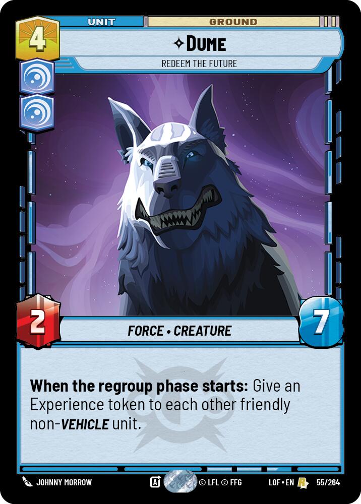 Dume - Redeem the Future (55/264) (55/264) [Legends of the Force] | Cards and Coasters CA