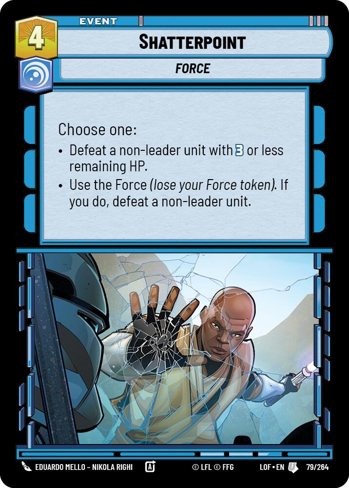 Shatterpoint (79/264) (79/264) [Legends of the Force] | Cards and Coasters CA
