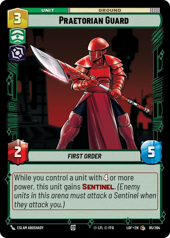 Praetorian Guard (85/264) (85/264) [Legends of the Force] | Cards and Coasters CA