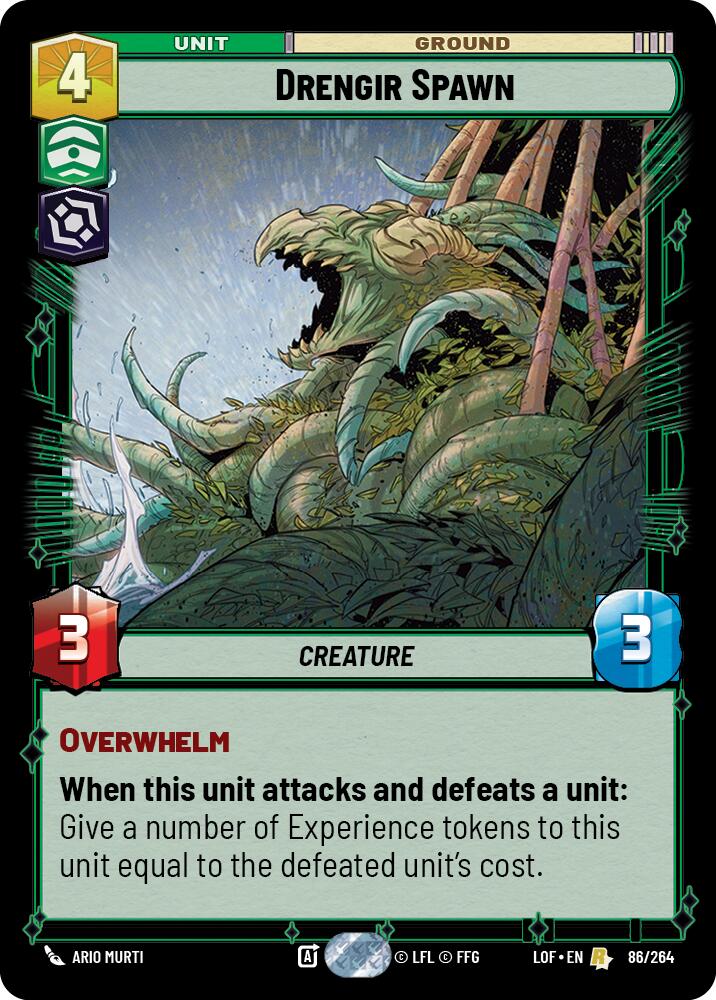 Drengir Spawn (86/264) (86/264) [Legends of the Force] | Cards and Coasters CA