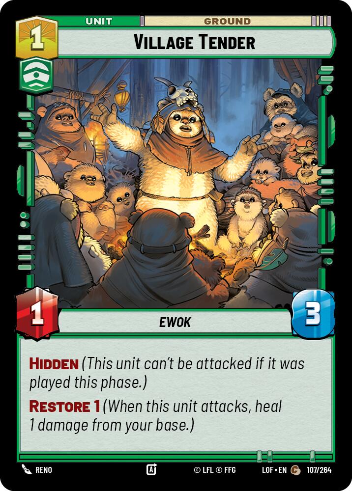 Village Tender (107/264) (107/264) [Legends of the Force] | Cards and Coasters CA
