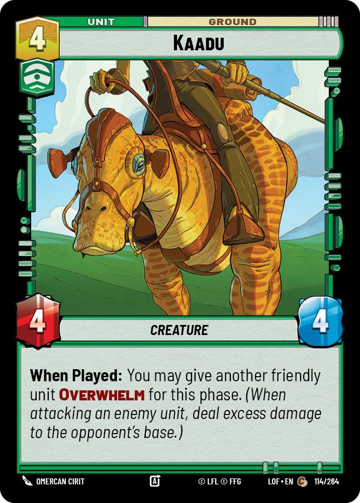 Kaadu (114/264) (114/264) [Legends of the Force] | Cards and Coasters CA