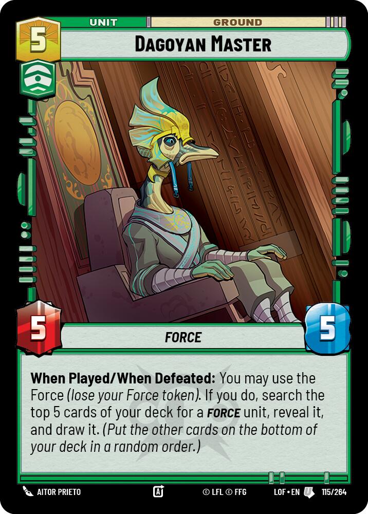 Dagoyan Master (115/264) (115/264) [Legends of the Force] | Cards and Coasters CA