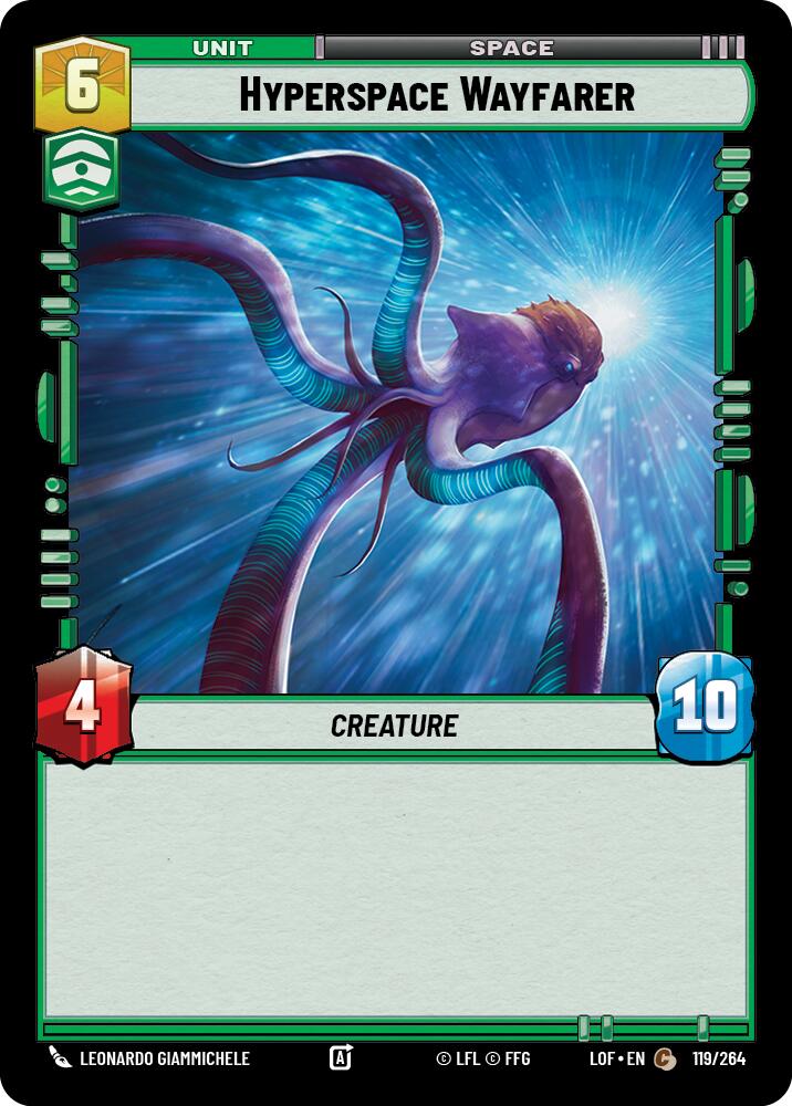 Hyperspace Wayfarer (119/264) (119/264) [Legends of the Force] | Cards and Coasters CA