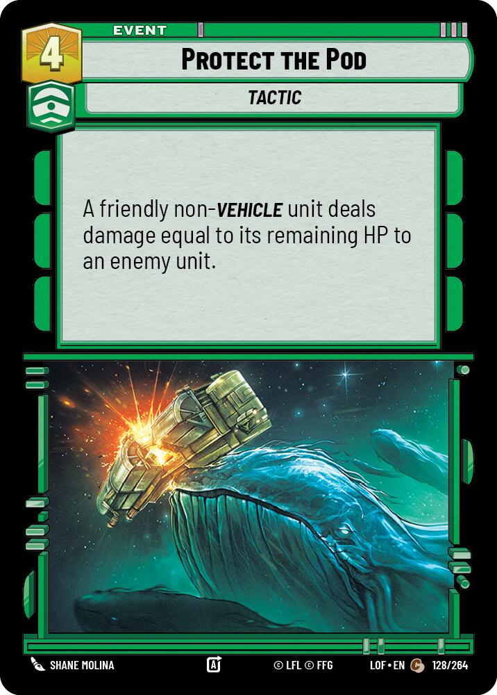 Protect the Pod (128/264) (128/264) [Legends of the Force] | Cards and Coasters CA