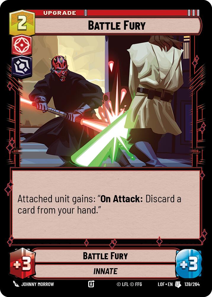 Battle Fury (139/264) (139/264) [Legends of the Force] | Cards and Coasters CA