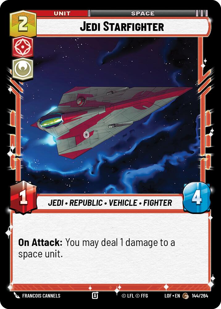 Jedi Starfighter (144/264) (144/264) [Legends of the Force] | Cards and Coasters CA