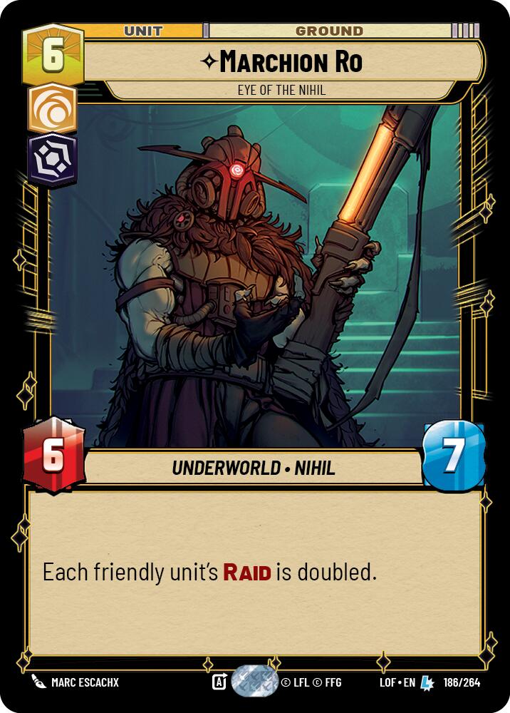 Marchion Ro - Eye of the Nihil (186/264) (186/264) [Legends of the Force] | Cards and Coasters CA