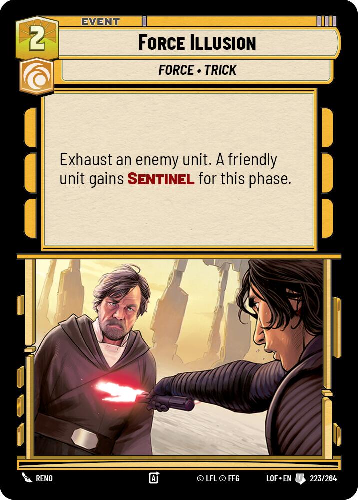 Force Illusion (223/264) (223/264) [Legends of the Force] | Cards and Coasters CA