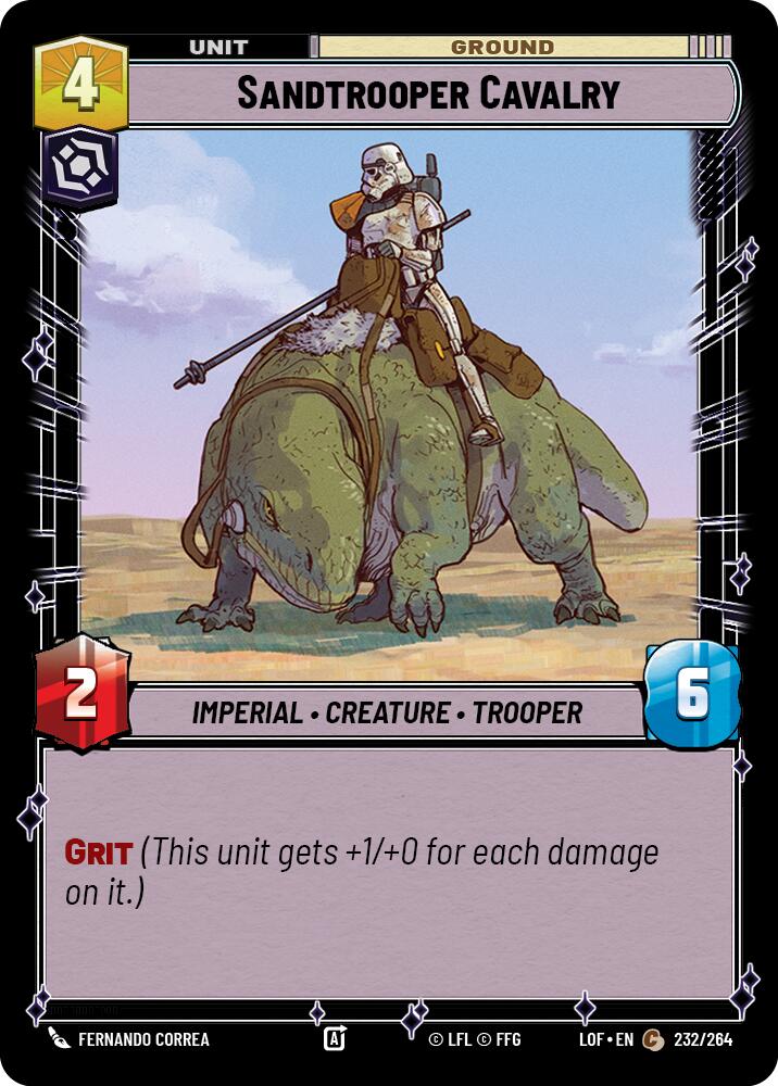 Sandtrooper Cavalry (232/264) (232/264) [Legends of the Force] | Cards and Coasters CA