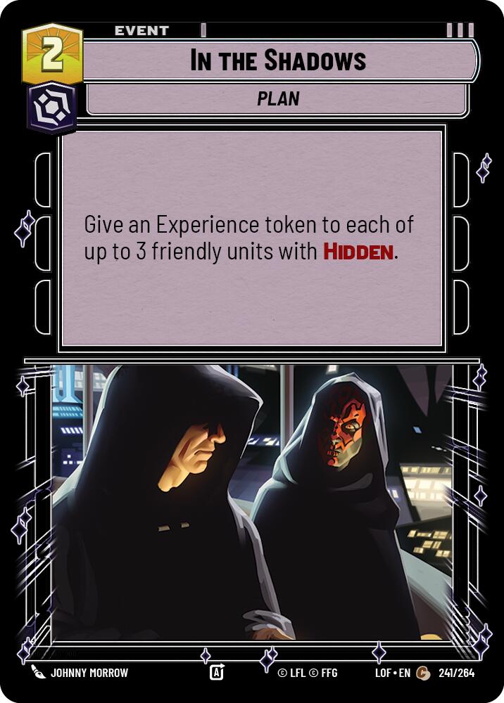 In the Shadows (241/264) (241/264) [Legends of the Force] | Cards and Coasters CA