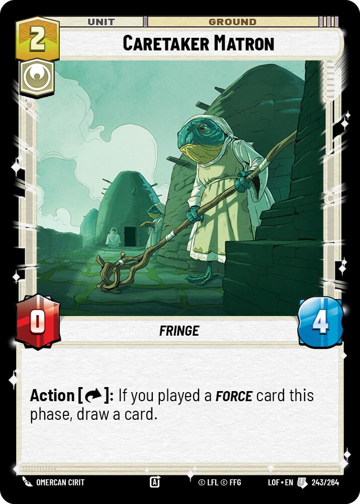 Caretaker Matron (243/264) (243/264) [Legends of the Force] | Cards and Coasters CA