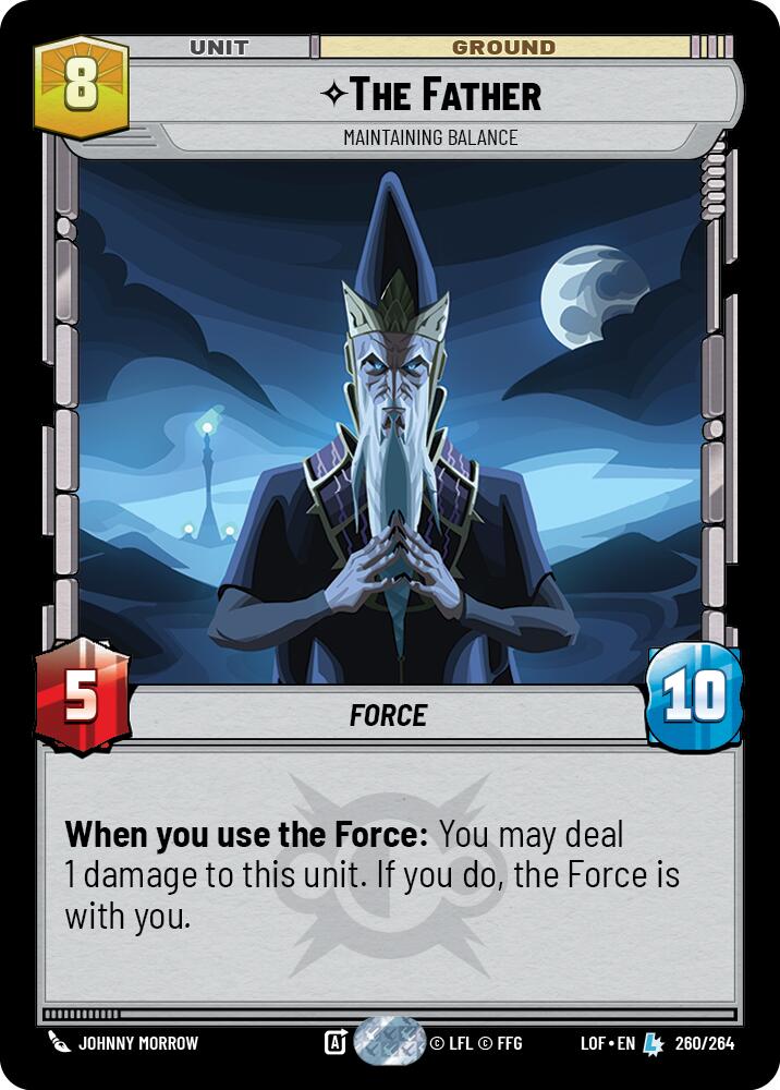The Father - Maintaining Balance (260/264) (260/264) [Legends of the Force] | Cards and Coasters CA