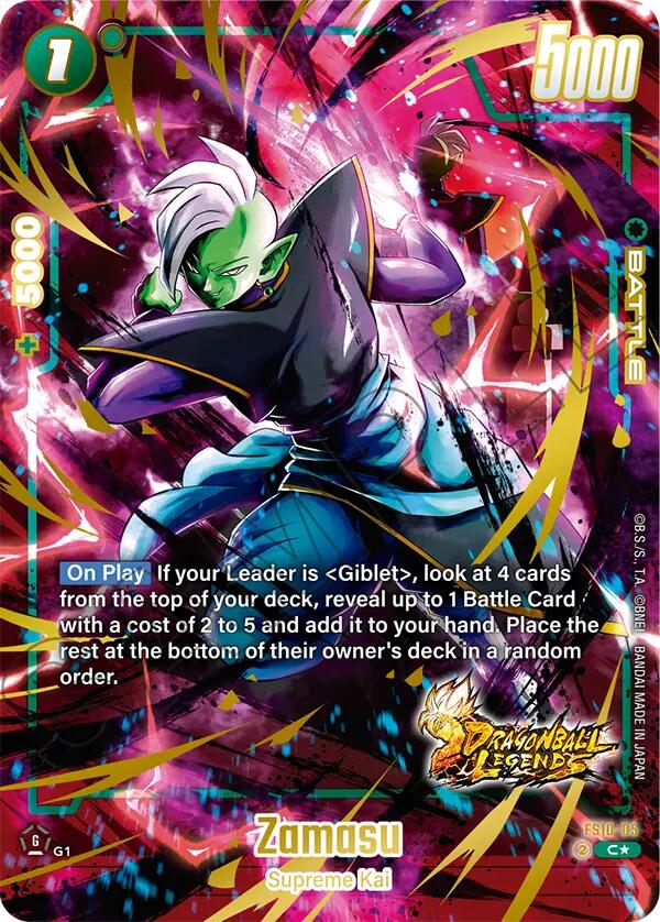 Zamasu (Bonus Pack Alternate Art) [Starter Deck: Giblet] | Cards and Coasters CA