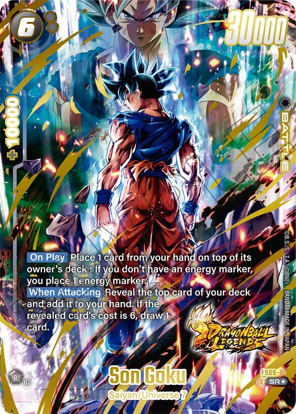Son Goku (Bonus Pack Alternate Art) [Starter Deck: Shallot] | Cards and Coasters CA