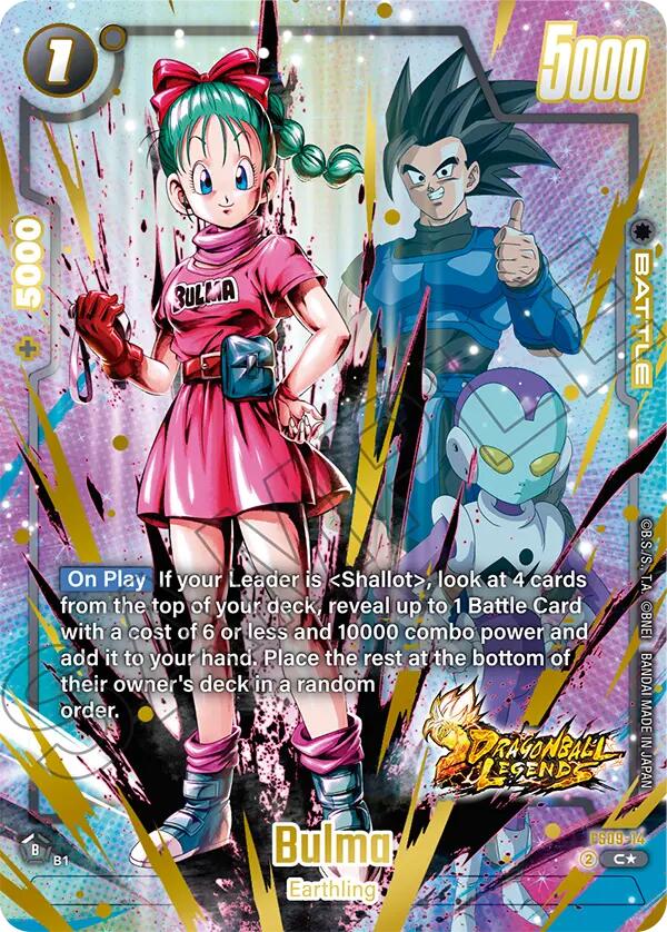 Bulma (Bonus Pack Alternate Art) [Starter Deck: Shallot] | Cards and Coasters CA