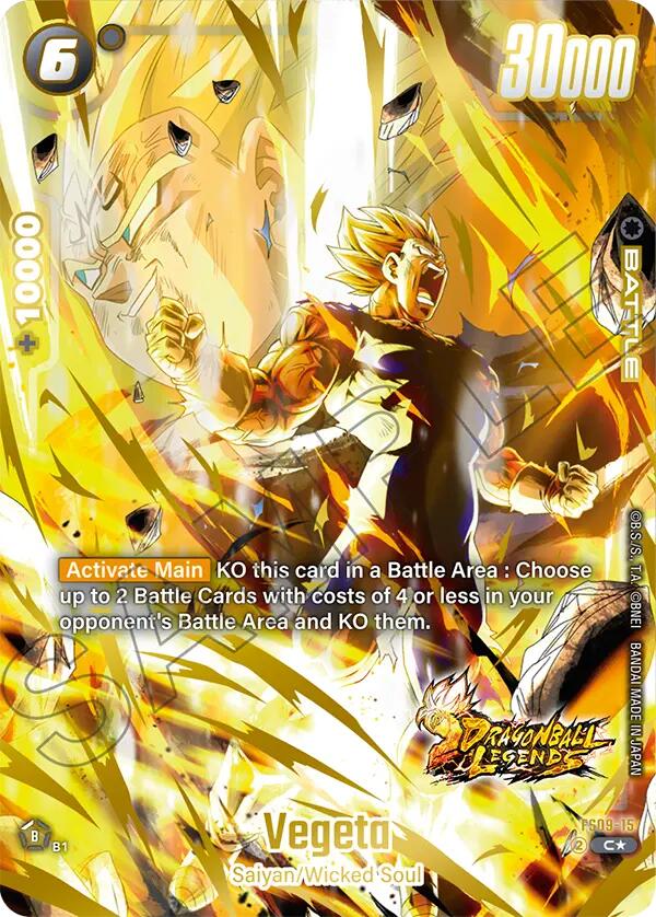Vegeta (Bonus Pack Alternate Art) [Starter Deck: Shallot] | Cards and Coasters CA