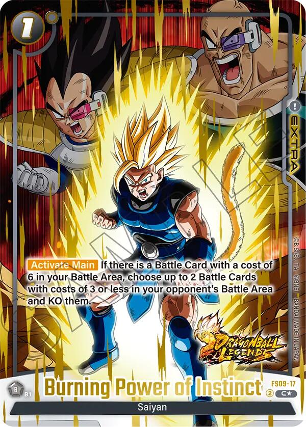 Burning Power of Instinct (Bonus Pack Alternate Art) [Starter Deck: Shallot] | Cards and Coasters CA