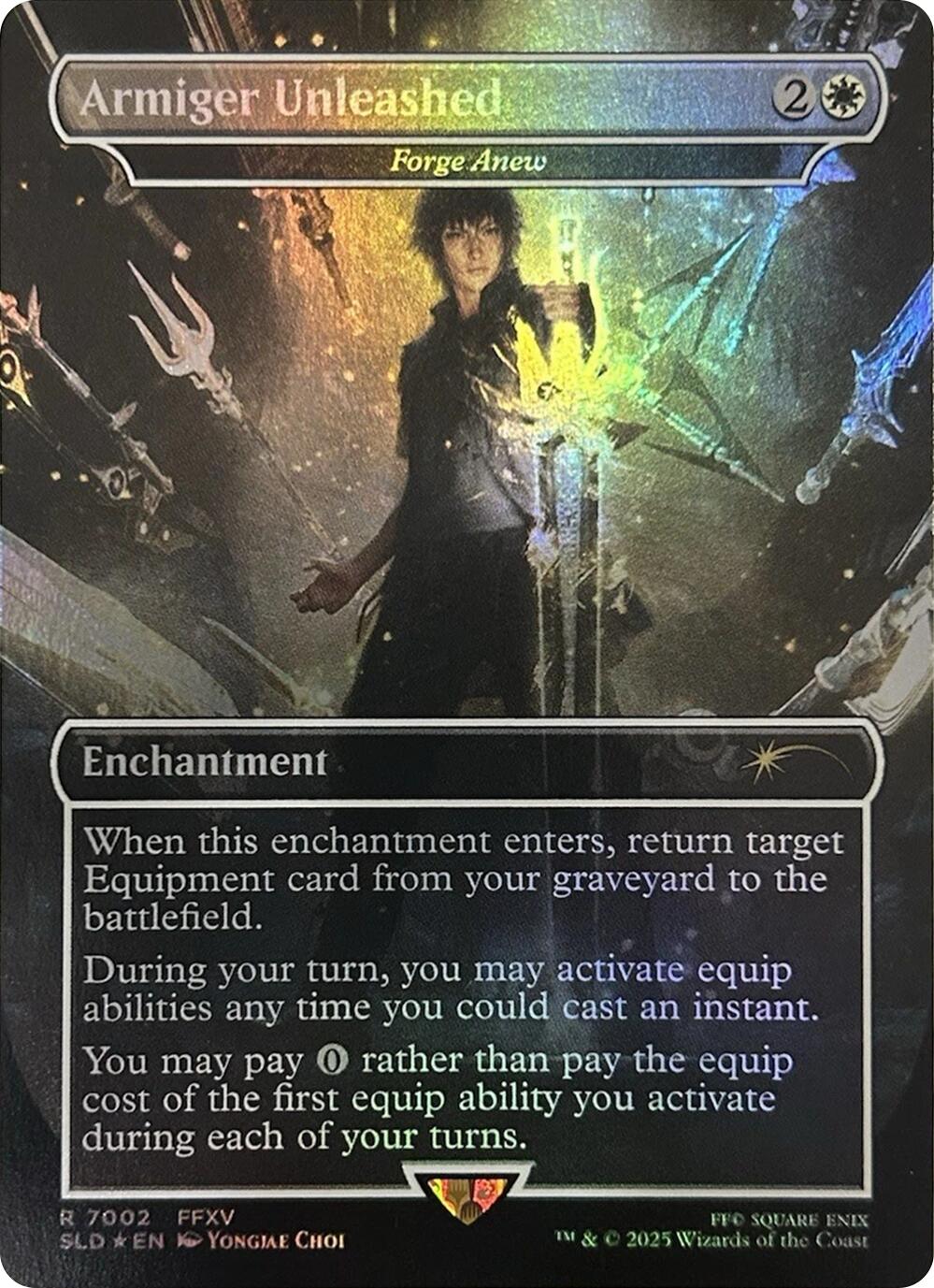 Armiger Unleashed - Forge Anew (Rainbow Foil) [Secret Lair Drop Series] | Cards and Coasters CA