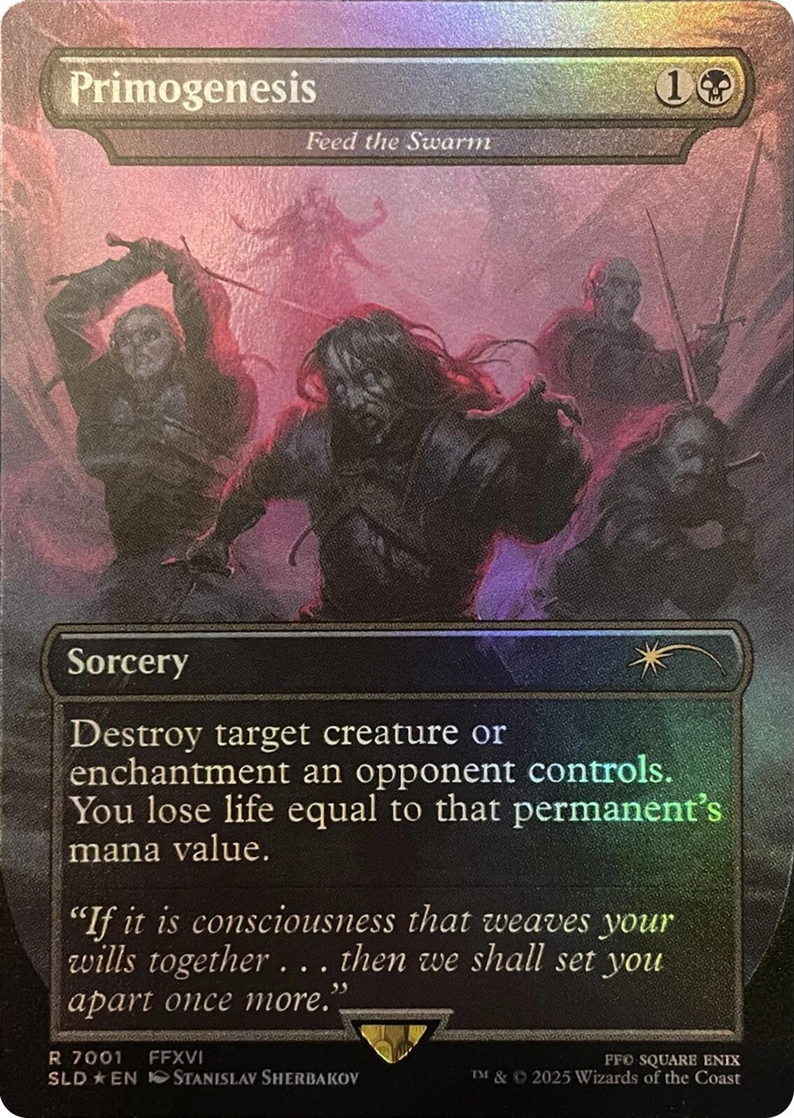 Primogenesis - Feed the Swarm (Rainbow Foil) [Secret Lair Drop Series] | Cards and Coasters CA