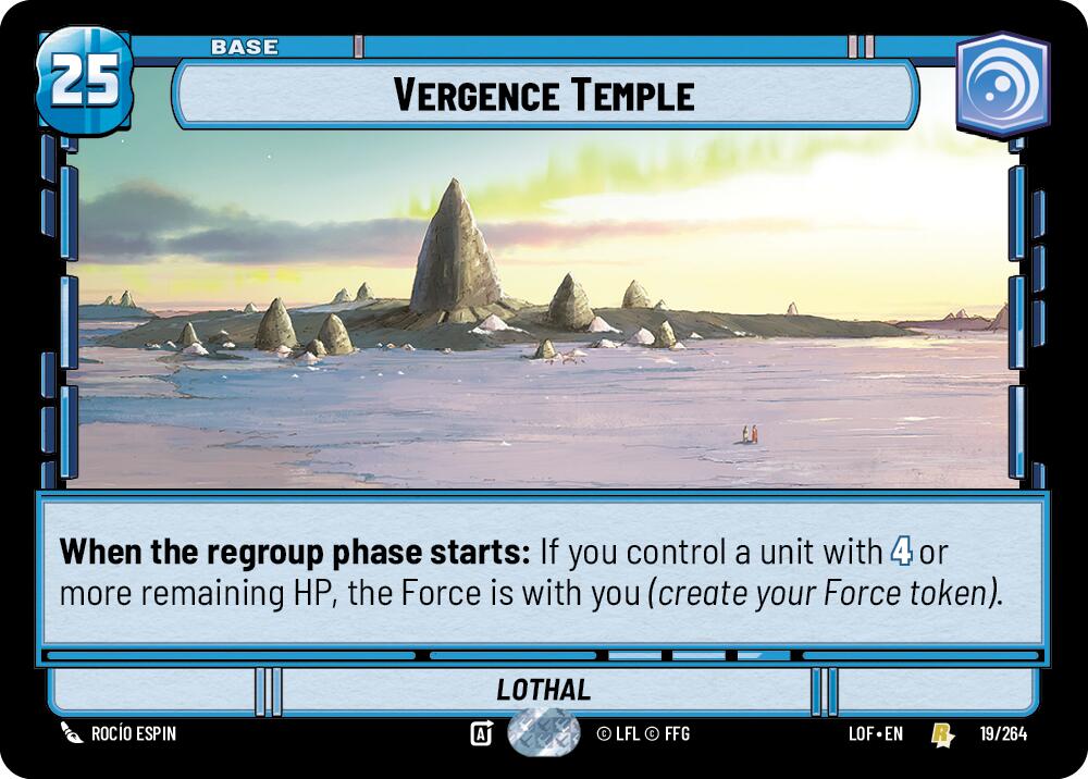 Vergence Temple (019/264) (019/264) [Legends of the Force] | Cards and Coasters CA