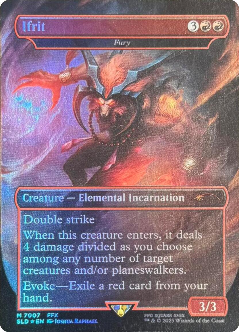 Ifrit - Fury (Rainbow Foil) [Secret Lair Drop Series] | Cards and Coasters CA