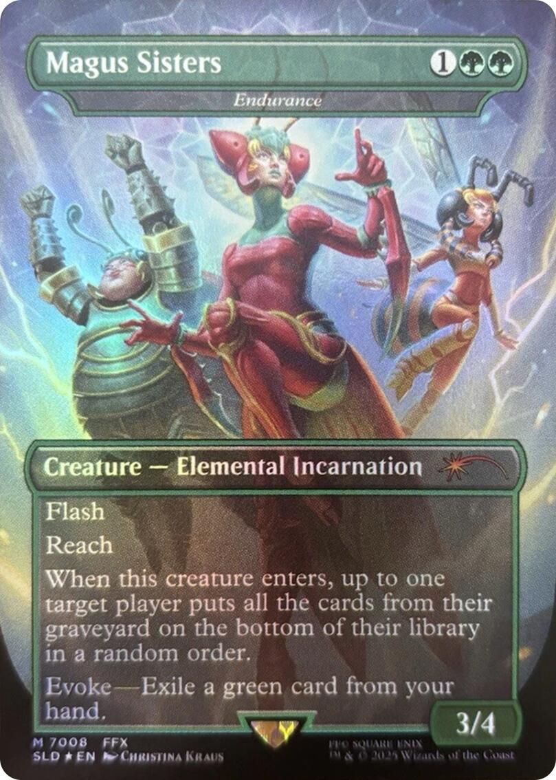 Magus Sisters - Endurance (Rainbow Foil) [Secret Lair Drop Series] | Cards and Coasters CA