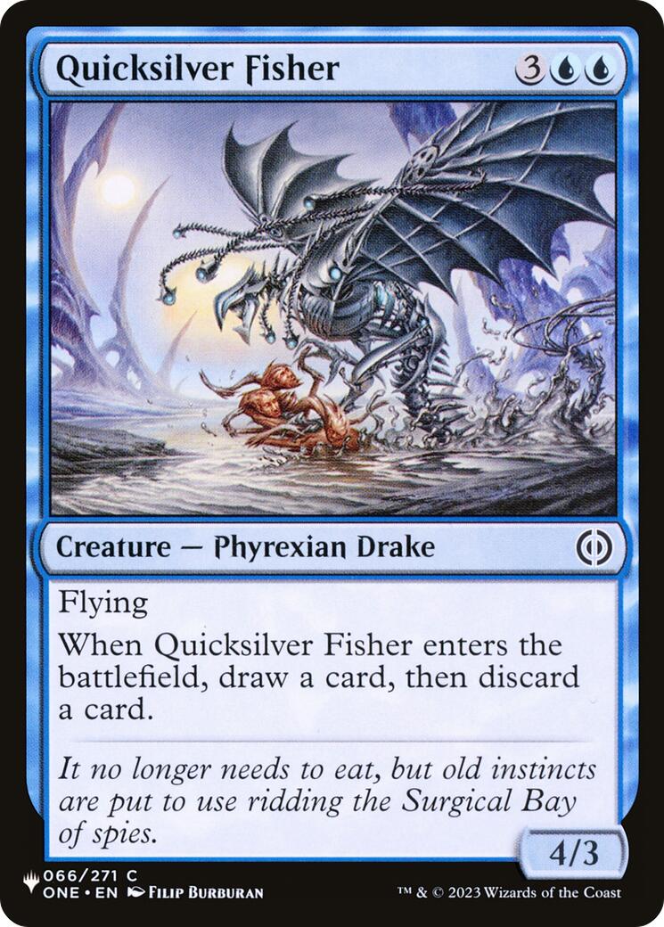 Quicksilver Fisher [The List] | Cards and Coasters CA