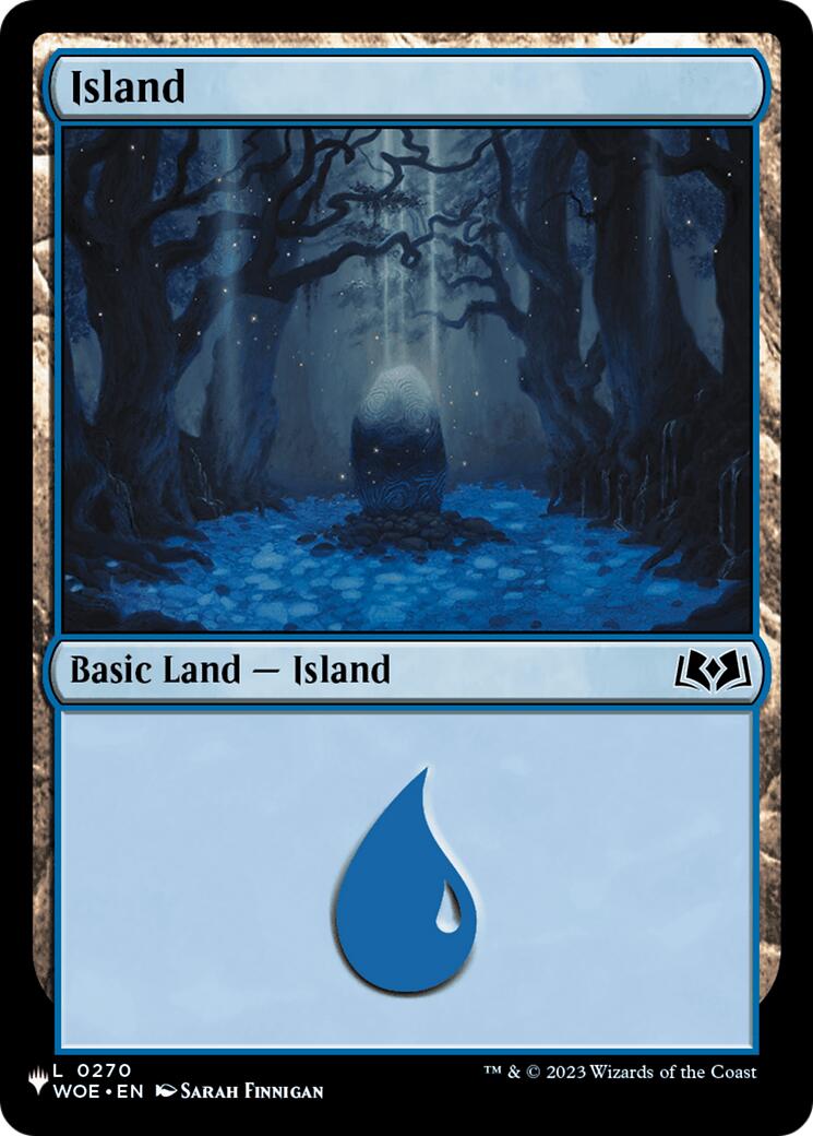 Island (WOE) [The List] | Cards and Coasters CA