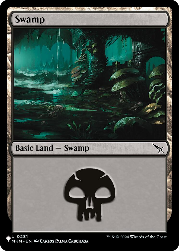 Swamp (MKM) [The List] | Cards and Coasters CA