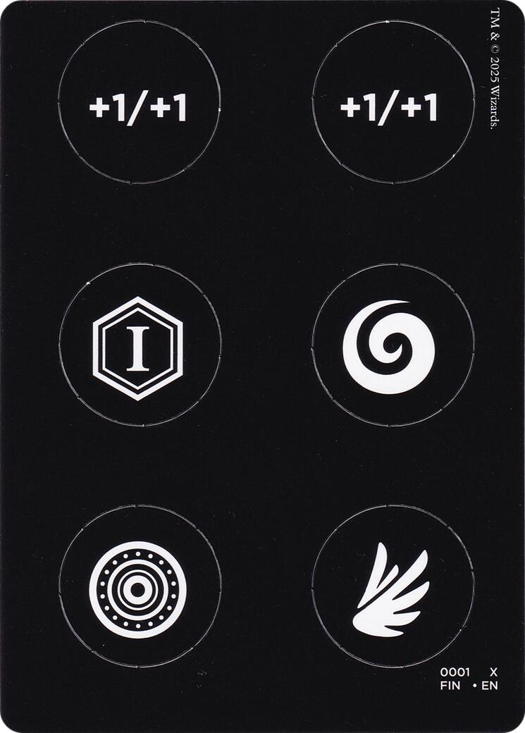 Punch Card Token (0001 // 0002) [FINAL FANTASY Tokens] | Cards and Coasters CA