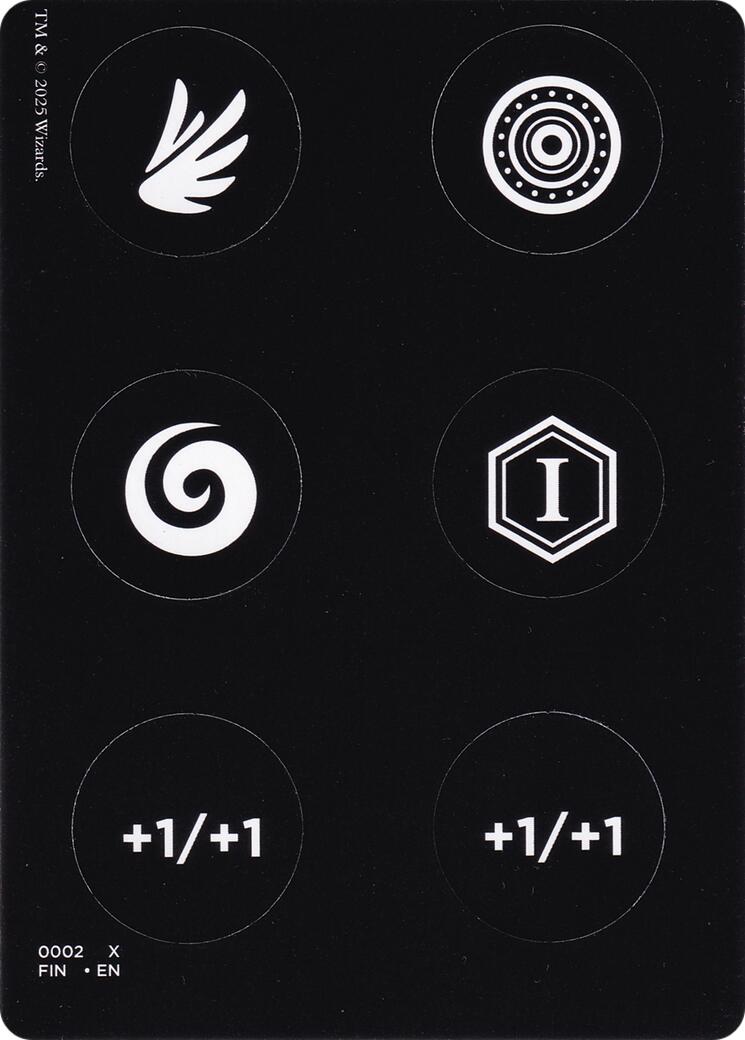 Punch Card Token (0001 // 0002) [FINAL FANTASY Tokens] | Cards and Coasters CA