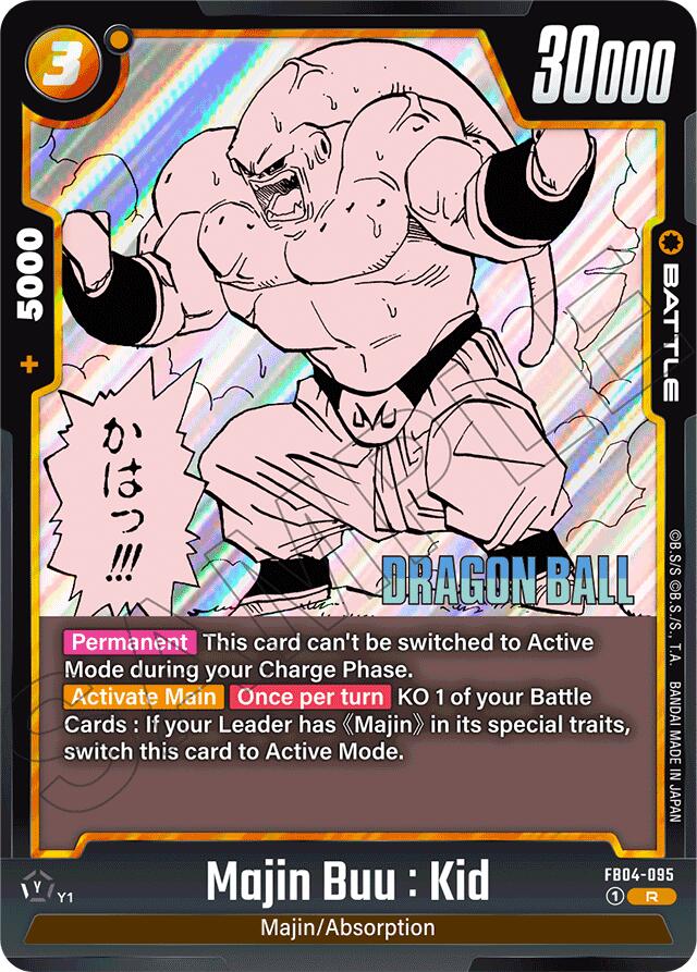 Majin Buu : Kid (FB04-095) [Manga Booster 01] | Cards and Coasters CA