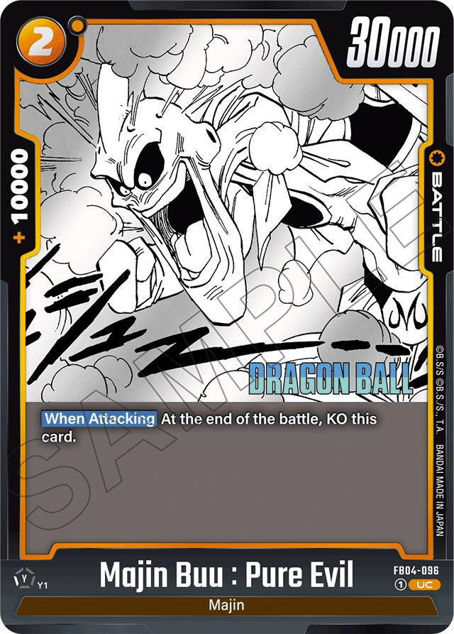 Majin Buu : Pure Evil (FB04-096) [Manga Booster 01] | Cards and Coasters CA