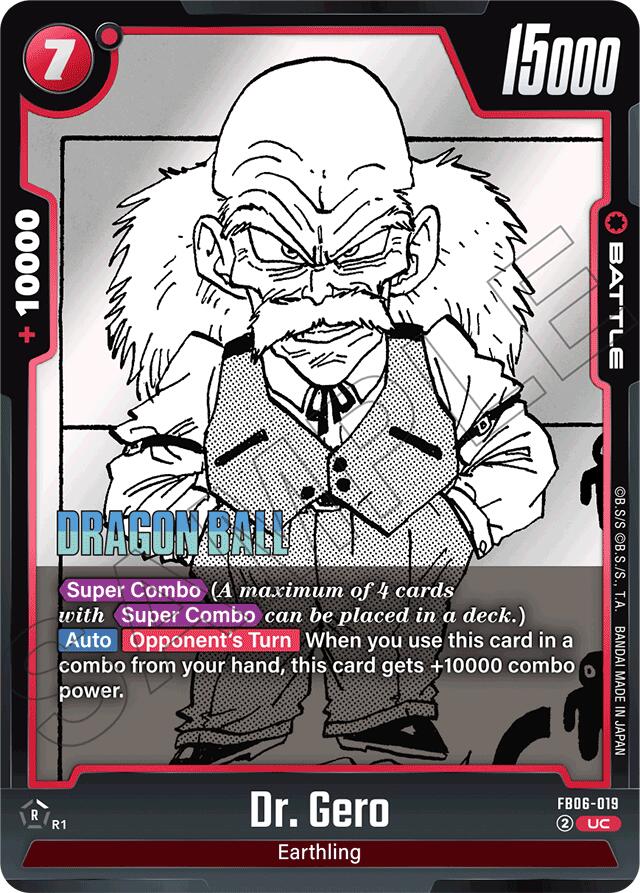Dr. Gero [Manga Booster 01] | Cards and Coasters CA